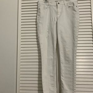 Forever 21 White Skinny Jeans Size 8